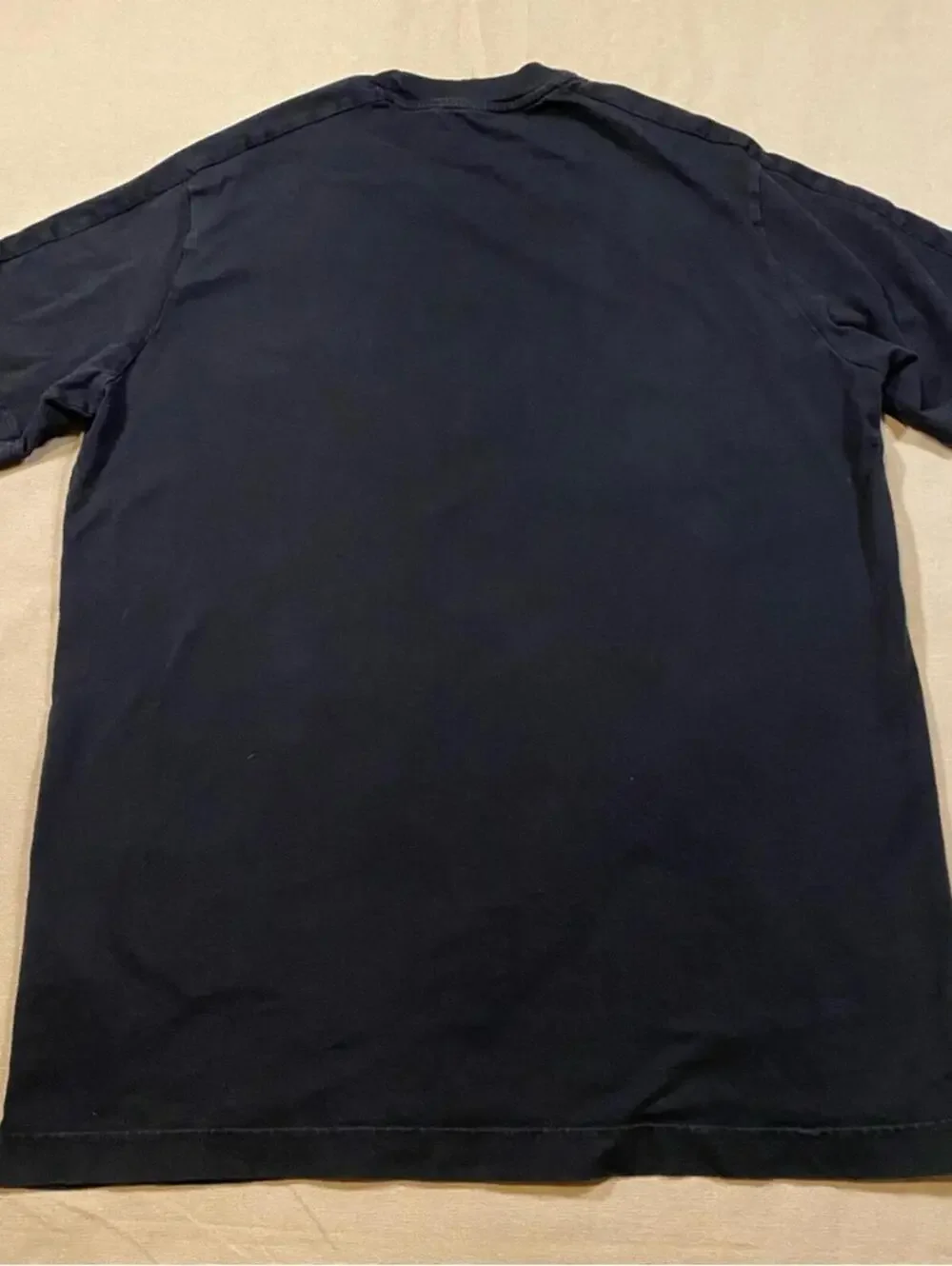 Adidas Men's Black Tee with White Stripes